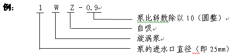 W自吸旋渦泵